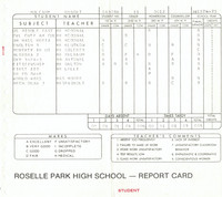11th Grade Report Card
